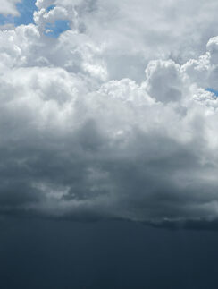 clouds and clouds in the sky