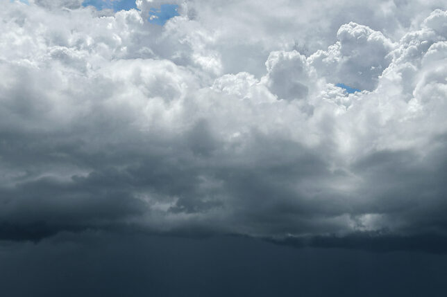 clouds and clouds in the sky