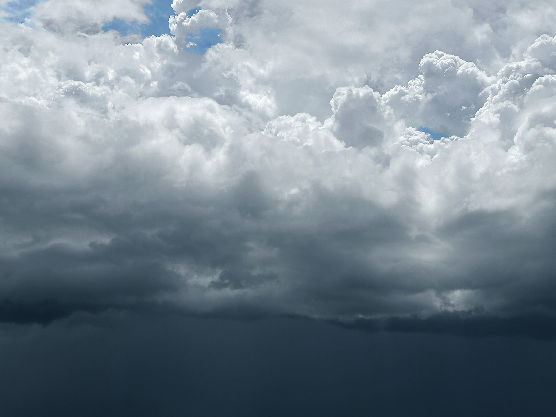 clouds and clouds in the sky