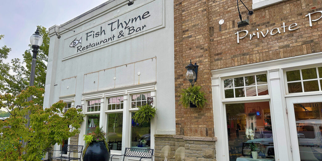 a building with a sign on the front