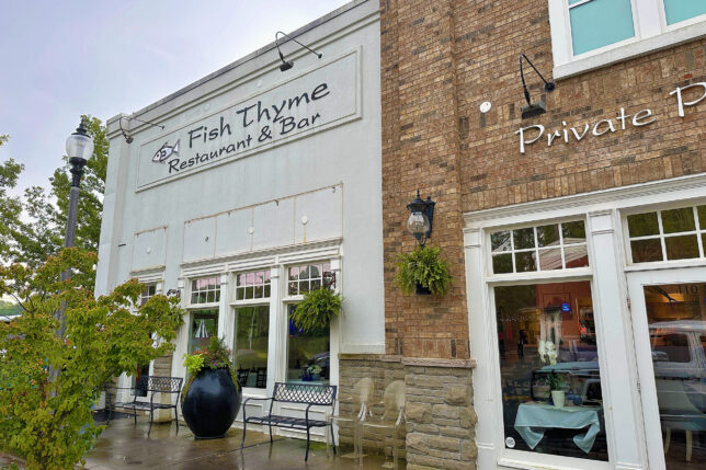 a building with a sign on the front