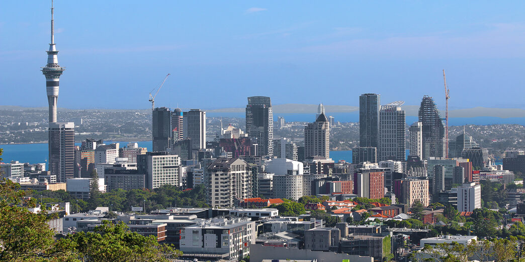 a city with many tall buildings