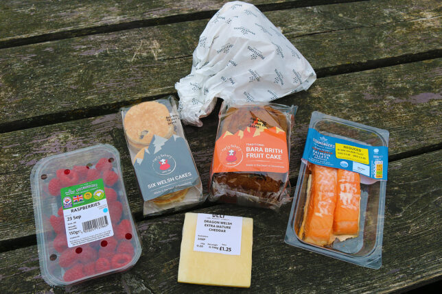 food in plastic containers on a table