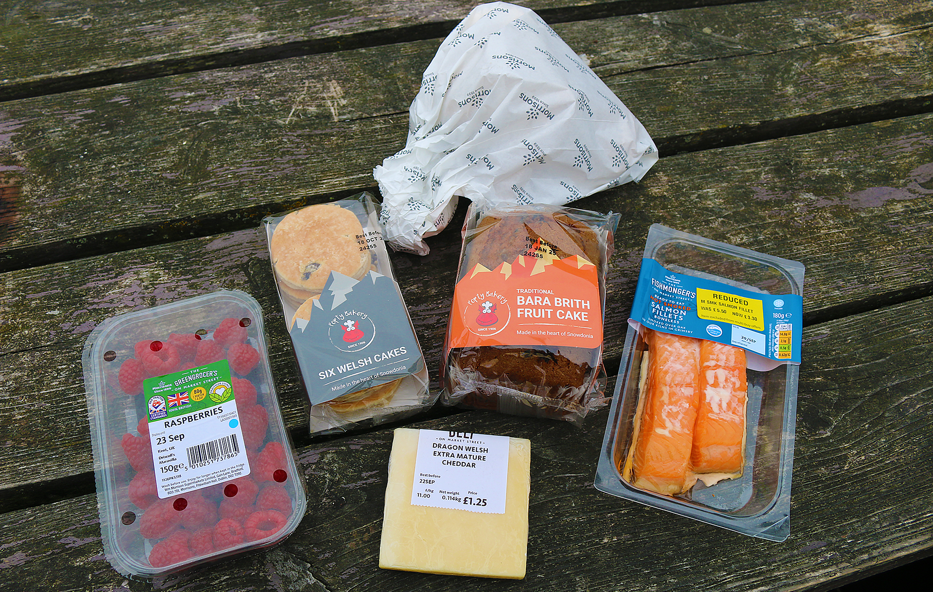 food in plastic containers on a table