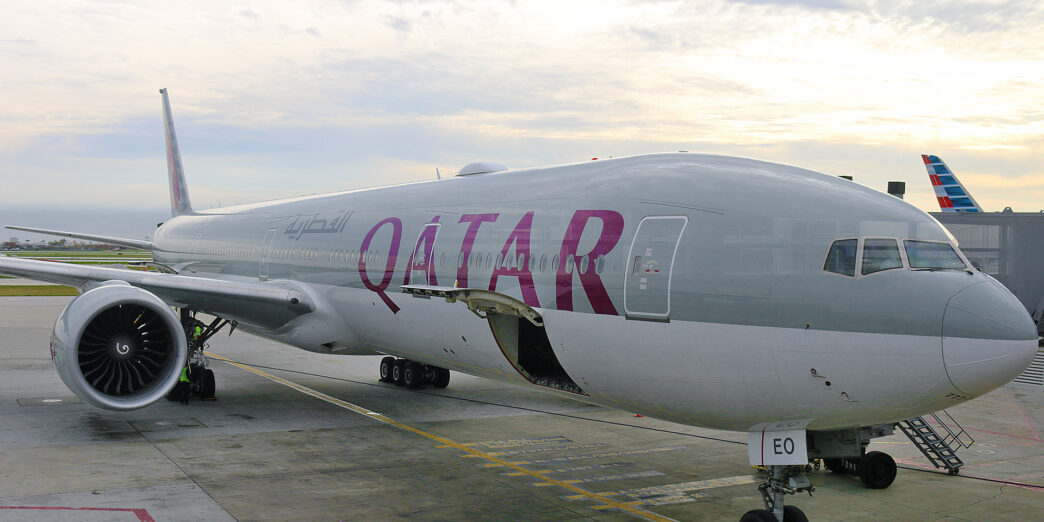 a large airplane on the tarmac