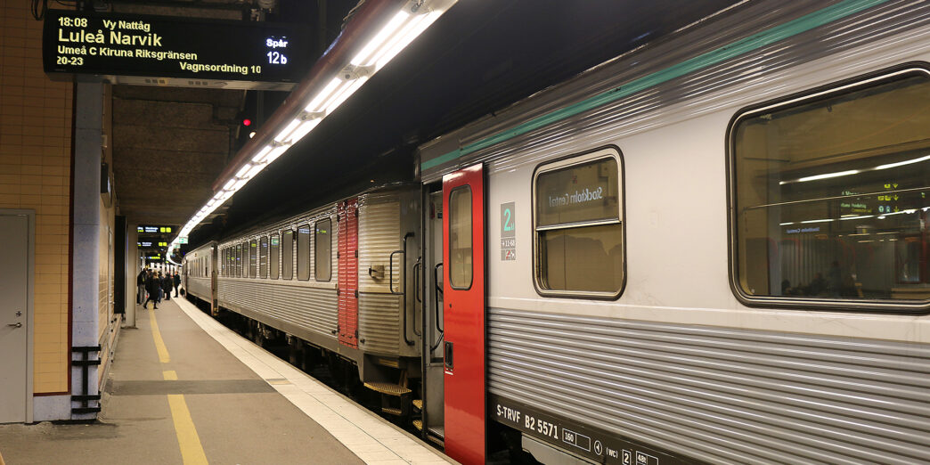 a train at a station