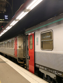 a train at a station