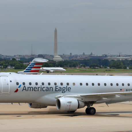 an airplane on the runway
