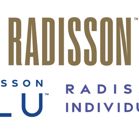 a group of blue and brown text