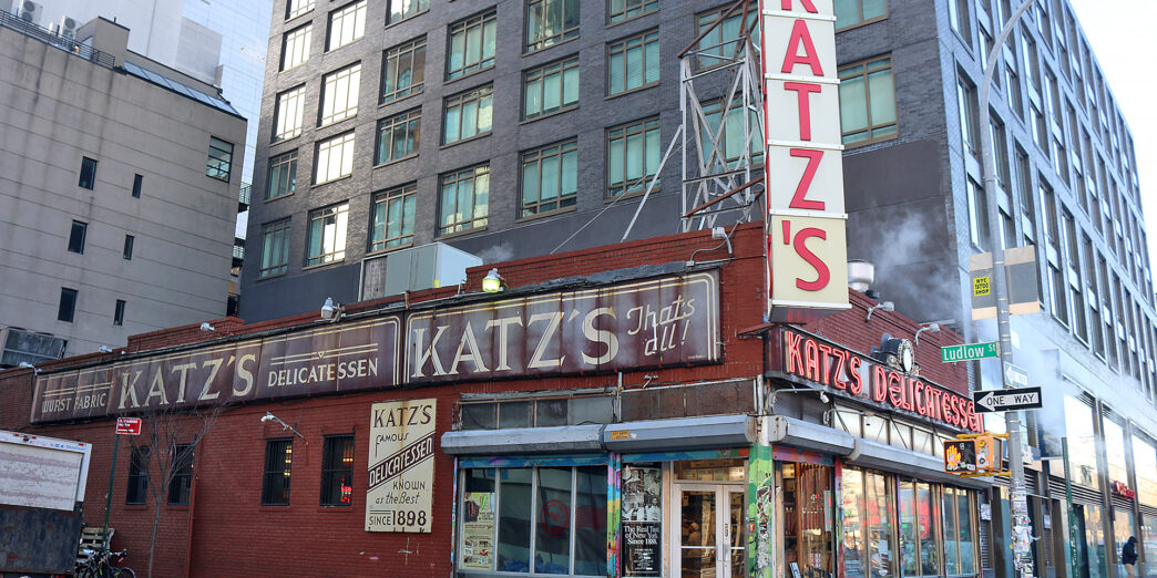 a building with a sign on the side