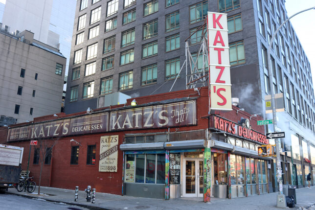 a building with a sign on the side