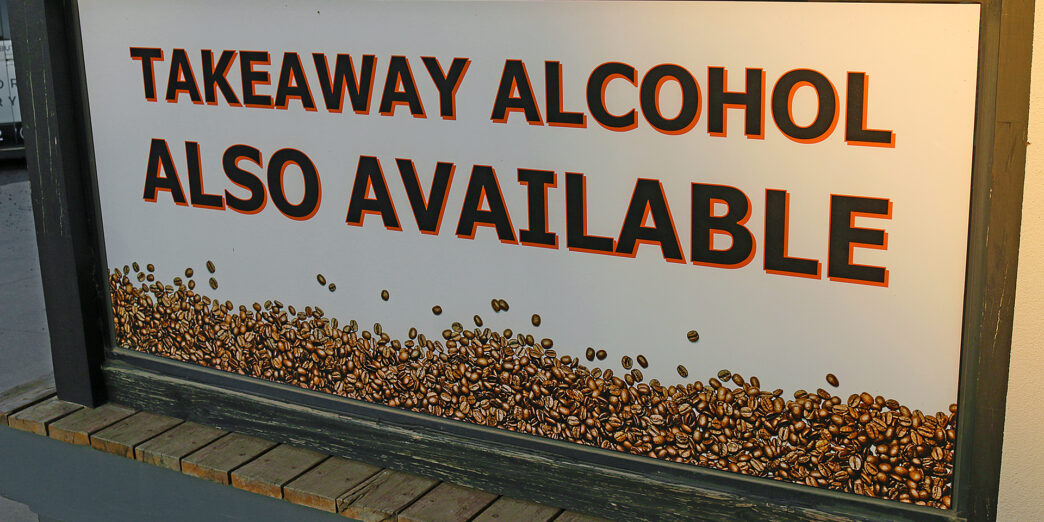 a sign with text on it