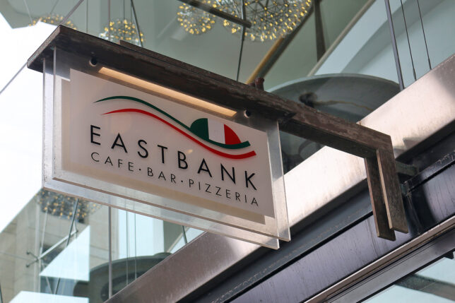 a sign on a building