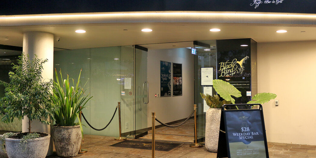 a entrance to a building
