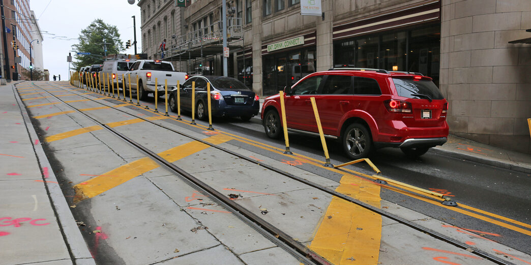 cars parked cars on a street