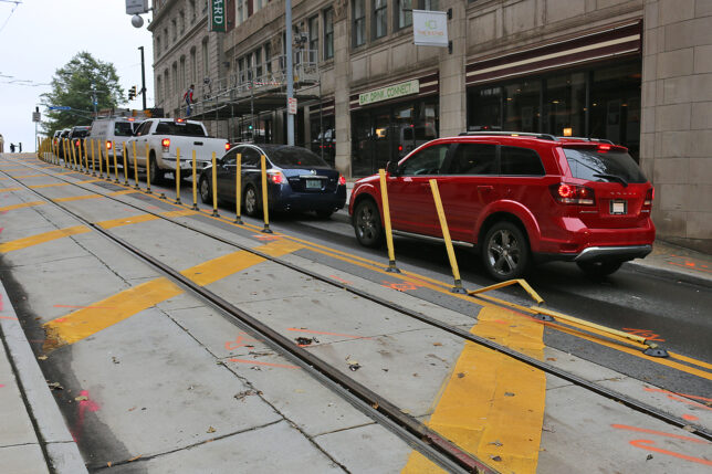 cars parked cars on a street