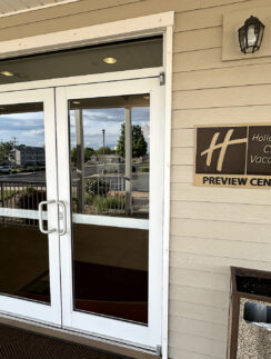 a door to a building