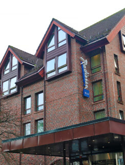 a building with a roof