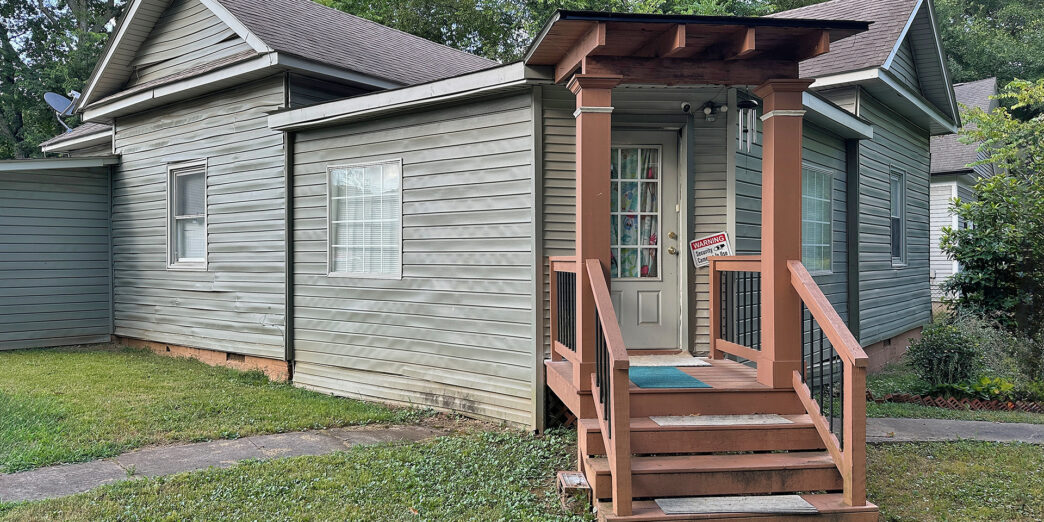 a house with a porch and a porch