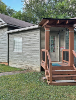 a house with a porch and a porch