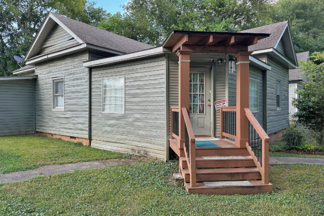 a house with a porch and a porch