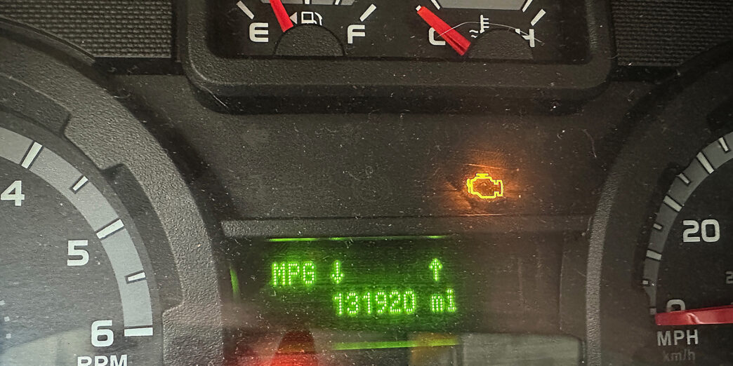 a close up of a dashboard