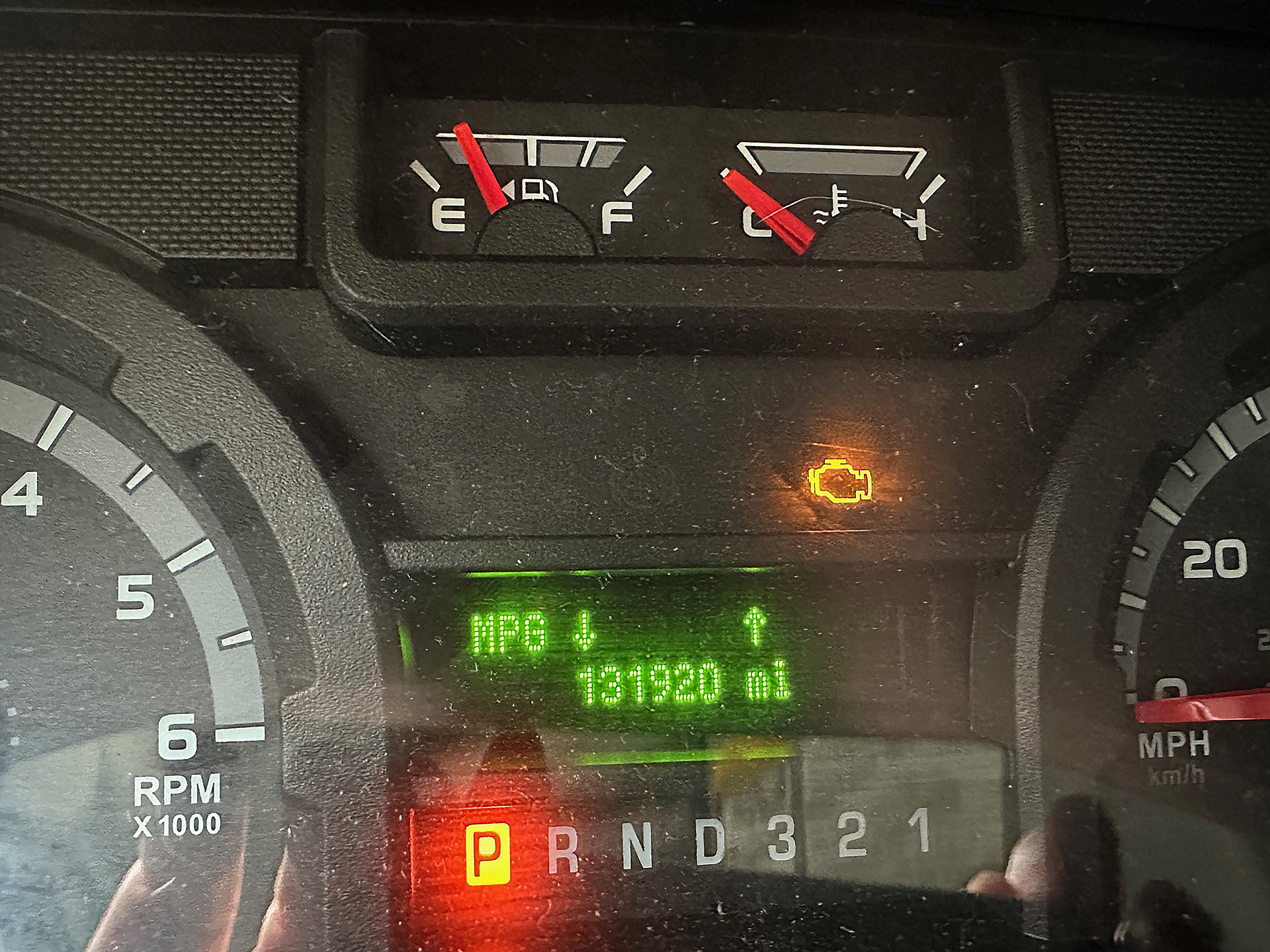 a close up of a dashboard