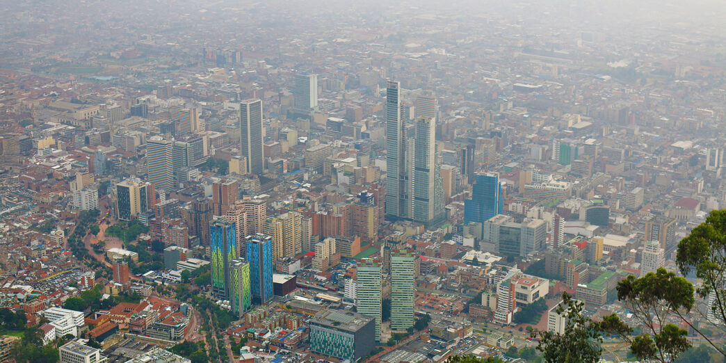 a city with many tall buildings