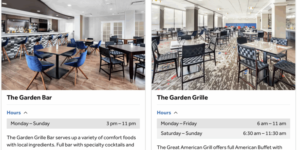 a screenshot of a restaurant