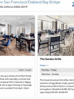 a screenshot of a restaurant