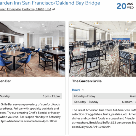 a screenshot of a restaurant