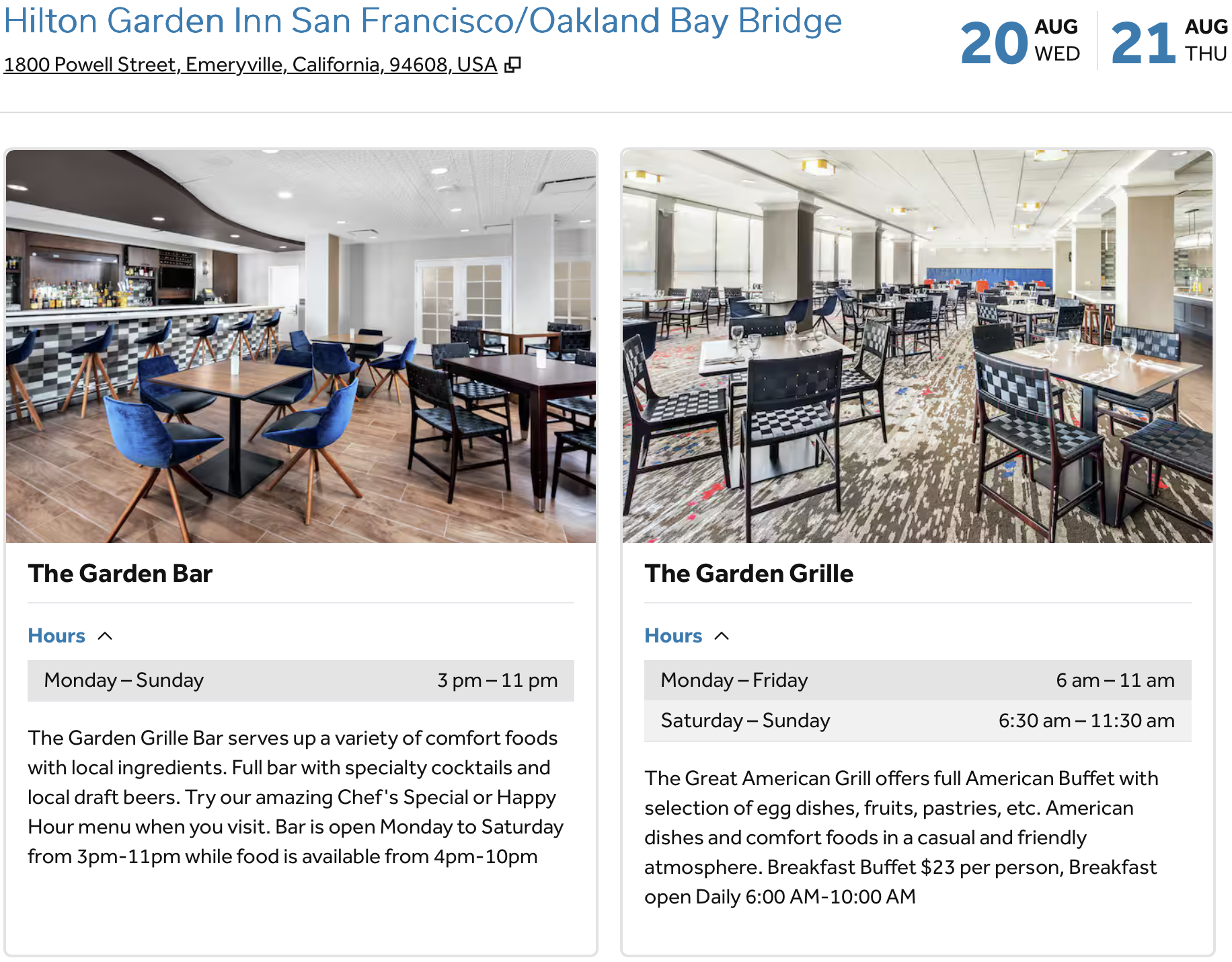 a screenshot of a restaurant