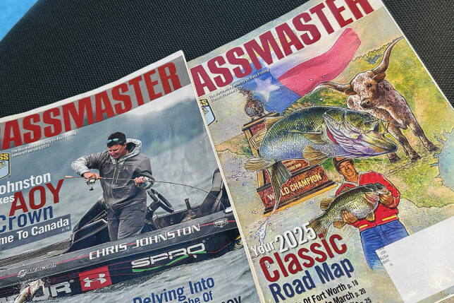 a close up of a magazine