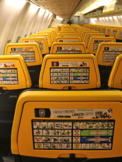 rows seats in an airplane