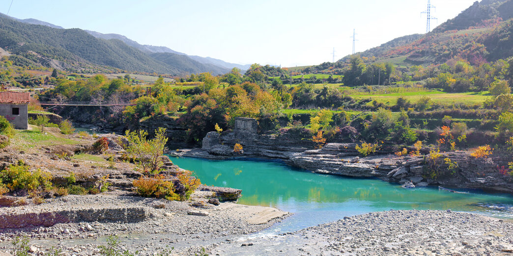 a river running through a valley