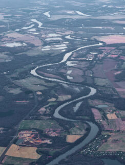 a river running through a valley