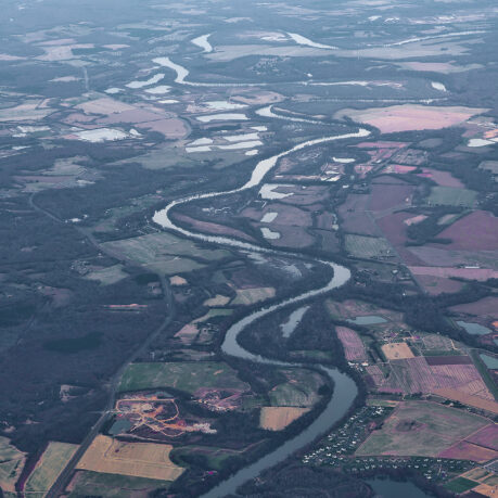 a river running through a valley