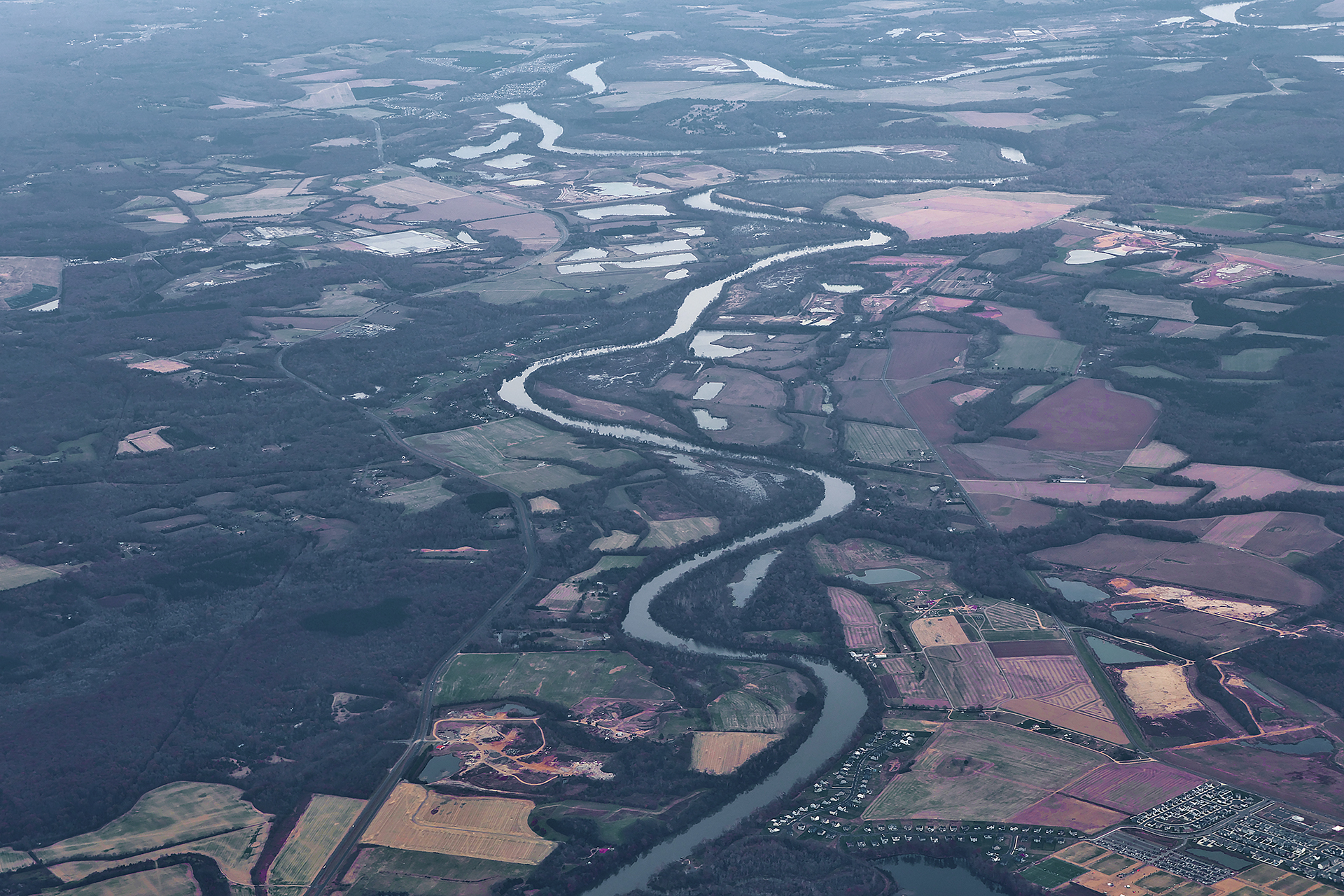 a river running through a valley