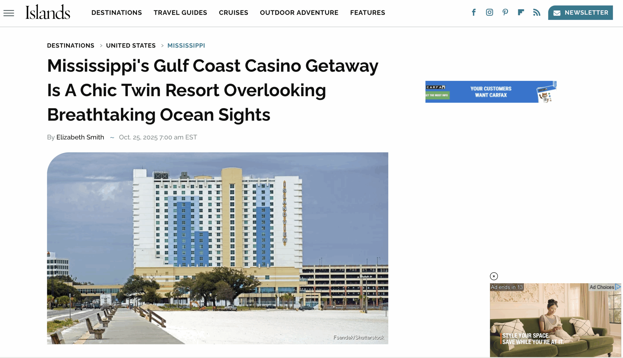 a building on a beach