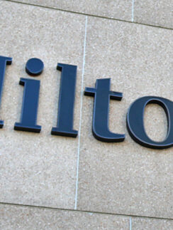 a sign on a building