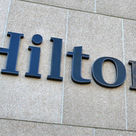 a sign on a building