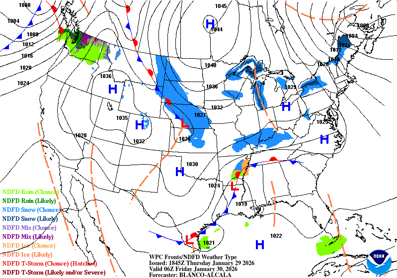 a map of the weather