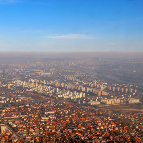 a city with many buildings