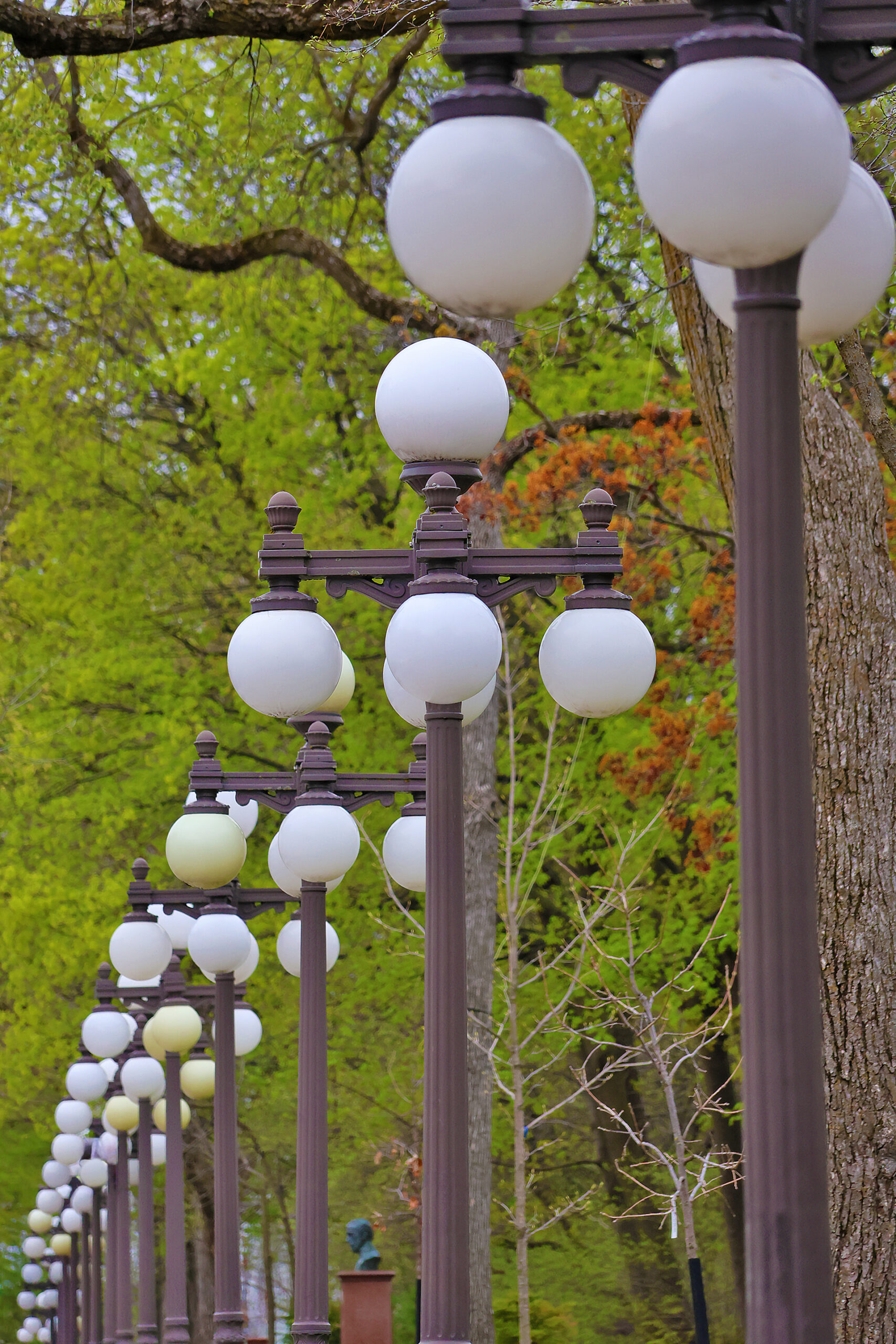 Streetlights in Old Québec in Canada. Sunday Morning Photograph.